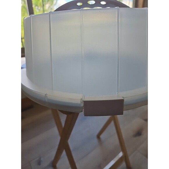 Cupcake Cake Food Stand Holder Display Pan Metal w Lid Handles Portable Home - Picture 7 of 16